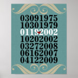 Original Special Dates Poster