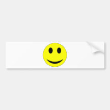 Original Yellow Smiley Face Bumper Stickers