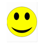 Original Yellow Smiley Face Post Card