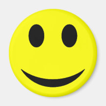 Original Yellow Smiley Face Refrigerator Magnets