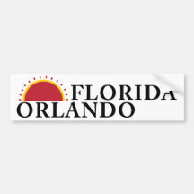 Orlando Florida Bumper Stickers