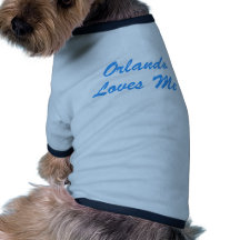 Orlando is For Lovers! Doggie Tshirt