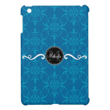 Orlee Dark Blue - Custom Monogram iPad Mini Case