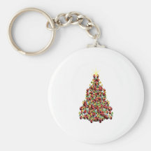 Ornament Christmas Tree Keychain