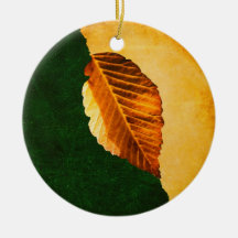 Ornament-Golden Leaf