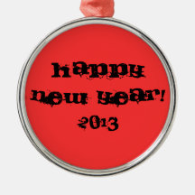 ornament, happy new year, 2013