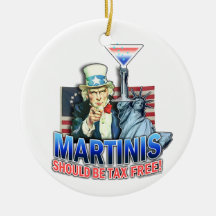 Ornament - Martinis Should Be Tax Free