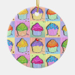 ORNAMENT - POP ART CUPCAKES