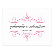 Ornament Save the Date Postcard