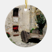 Ornament - Secluded Courtyard in Monteriggioni Ornaments