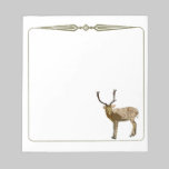 Ornate Bronze Buck Notepad notepads