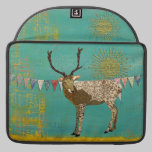 Ornate Buck Teal Sunshine Macbook Sleeve macbook sleeves