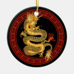 Ornate Chinese Year of the Dragon Ornament