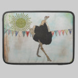 Ornate Ostrich Sunshine Macbook Sleeve macbook sleeves