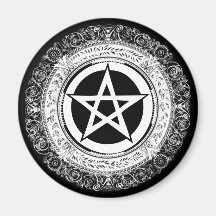 Ornate Pentacle Refrigerator Magnets