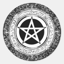 Ornate Pentacle Sticker