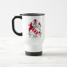 Orrell Family Crest Coffee Mugs