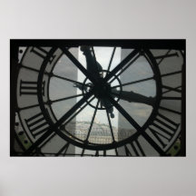 Orsay Clock Paris Poster