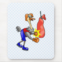 Oscar Ostrich Mouse Mat