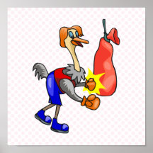 Oscar Ostrich Posters