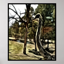 ostrich painting posters