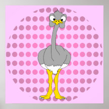 Ostrich Poster