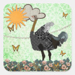 Ostrich You Are My Sunshine Sticker