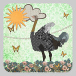 Ostrich You Are My Sunshine Sticker stickers