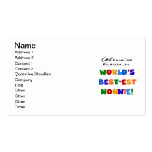 Otherwise Known as Best-est Nonnie Gifts Business Card