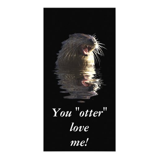 OTTER Card Custom Photo Card