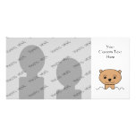 Otter in Water. Photo Greeting Card