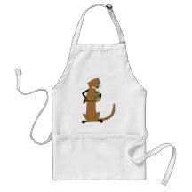 Otter Playing the French Horn Apron