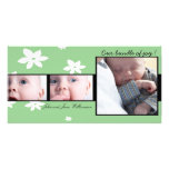 Our bundle  of joy! personalized photo card