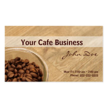 Our Coffee Shop Business Cards
