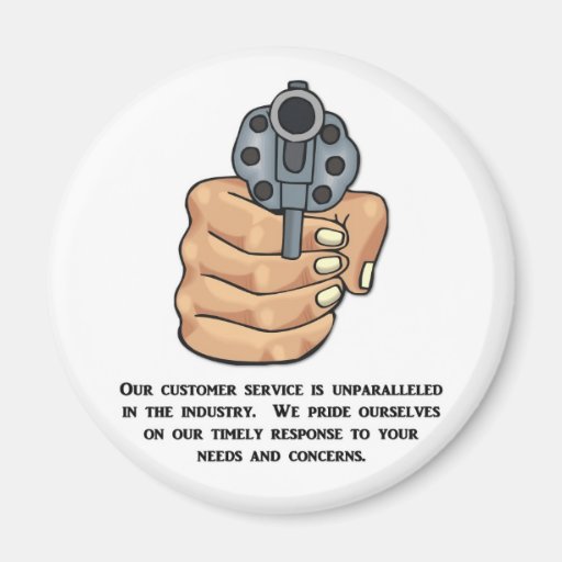 our-customer-service-is-unparalleled magnet