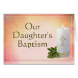Our Daughter's Baptism Card