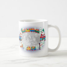Our Family Christmas Photo Frame Mugs