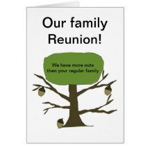 Our Family Reunion Card