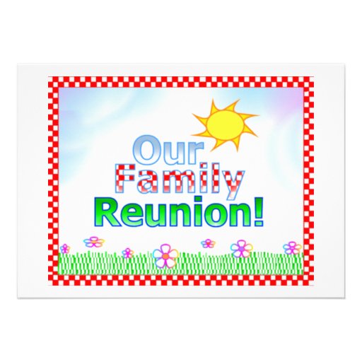 Our Family Reunion Invitation