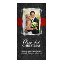 Our First Christmas Holiday Photo Cards (4x8)