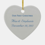 Our First Christmas Together Holiday Ornament