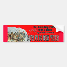 Our Founding Fathers against tyranny Bumper Sticker