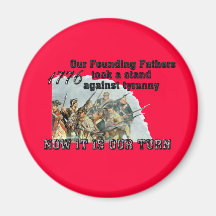 Our Founding Fathers against tyranny Refrigerator Magnets
