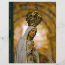 Our Lady of Fatima Personalized Flyer