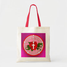 Our Lady of Lourdes Tote Bags