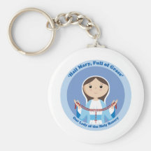 Our Lady of the Rosary Keychains