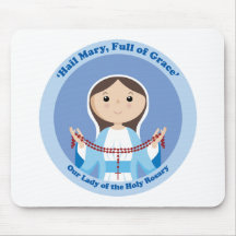 Our Lady of the Rosary Mouse Pad