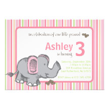 Our Little Peanut Custom Invite