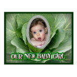Our New Baby Girl Postcards