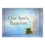 Our Son's Baptism Card